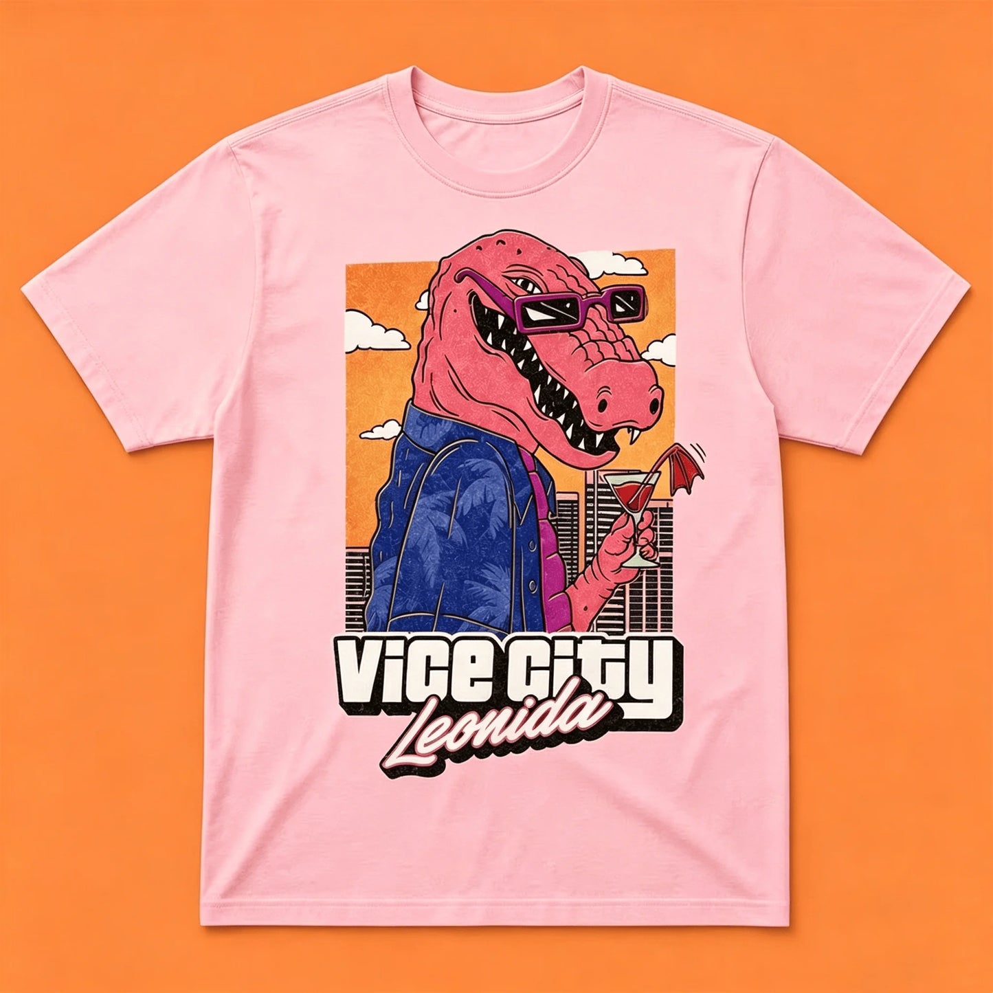 GTA VI Leonida Alligator Graphic T-Shirt